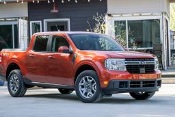 2022 Ford Maverick in orange